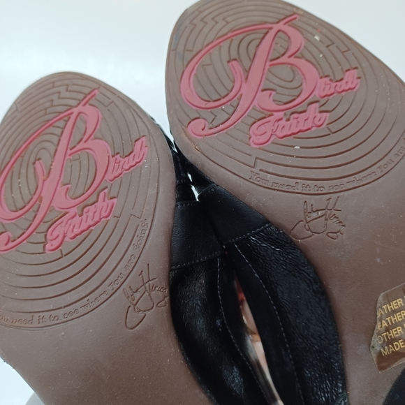 John Fluevog Heels Black Leather Pumps Blind Faith Womens size 7 - Picture 12 of 16